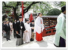 居木神社の挙式写真2